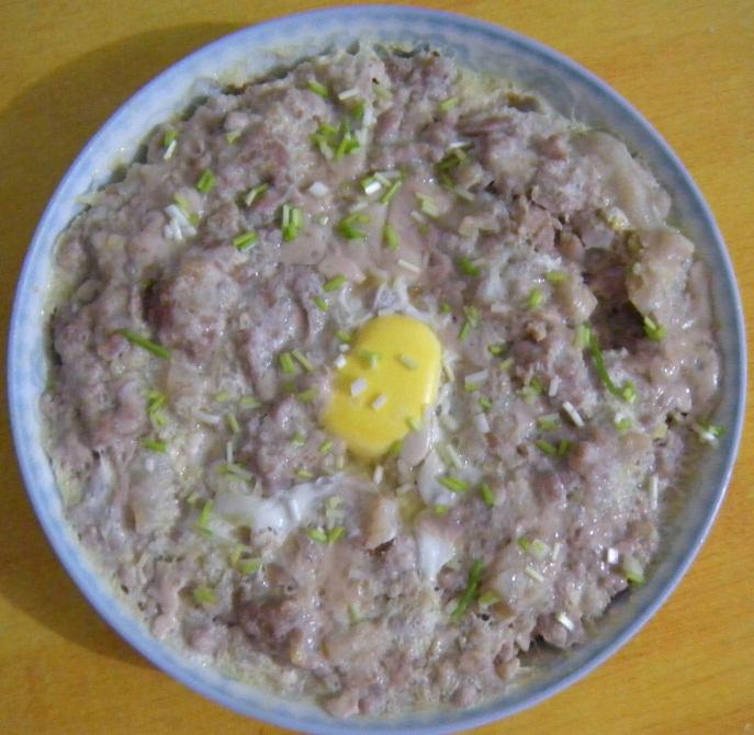 蒸肉末鸡蛋的做法