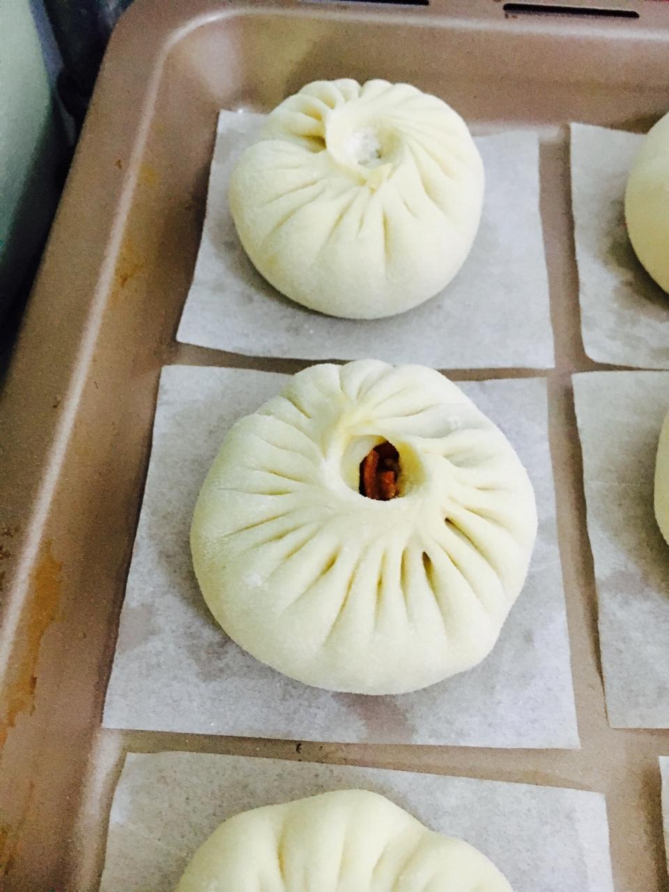 胡萝卜木耳鸡蛋素包子