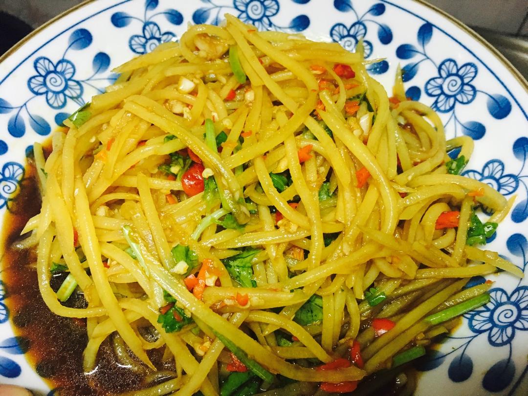 凉拌土豆丝
