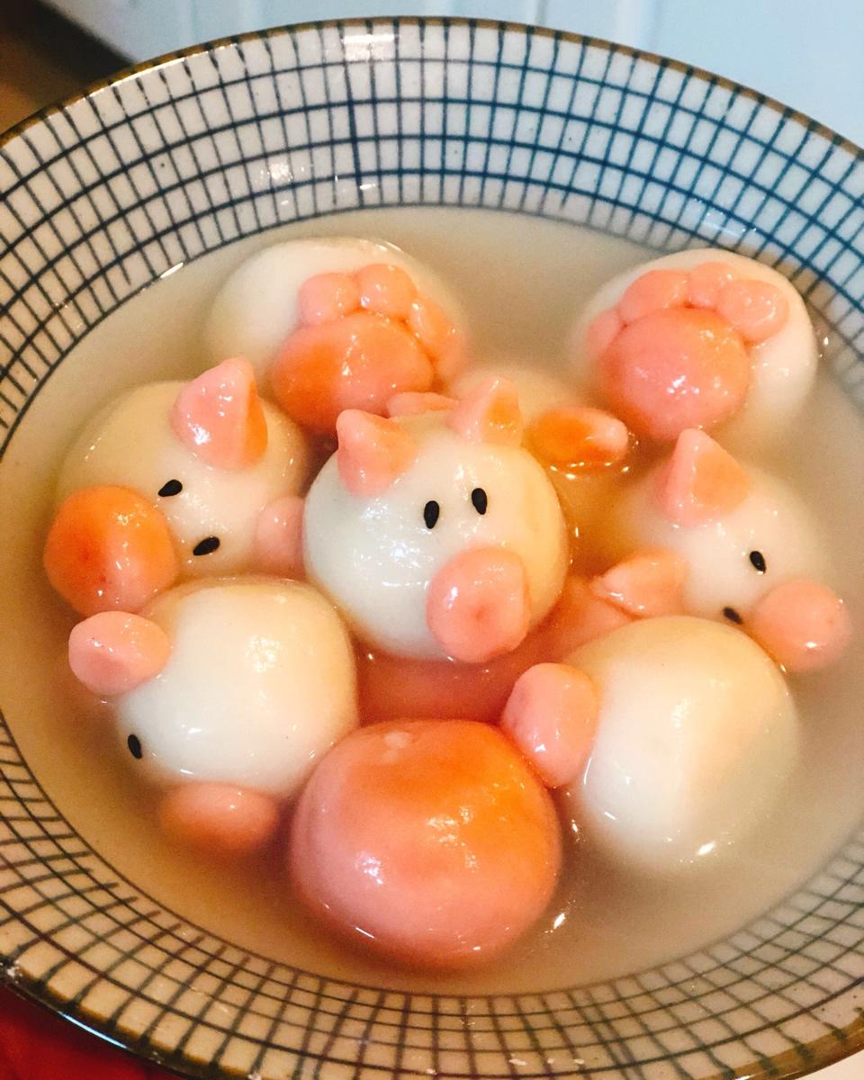 小猪汤圆