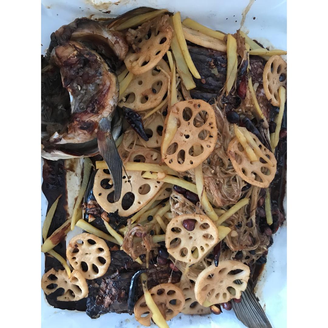 烤箱烤鱼