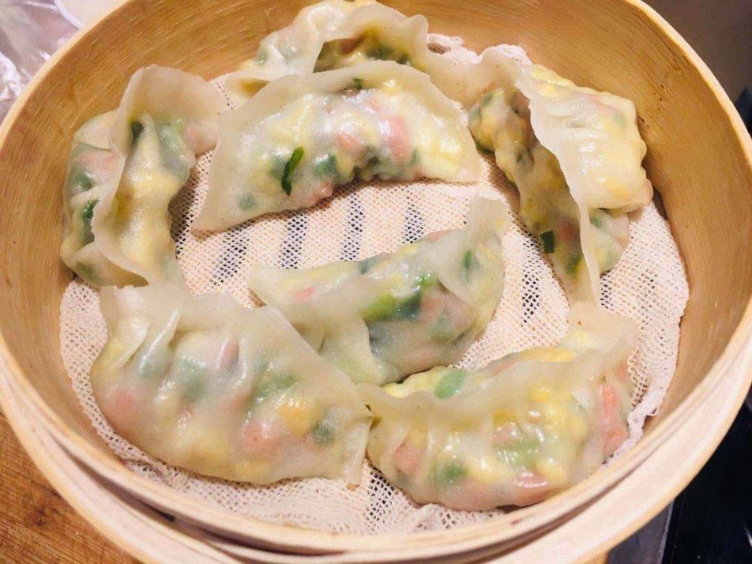 低脂鲜香三色鸡肉蒸饺——太太乐鲜鸡汁
