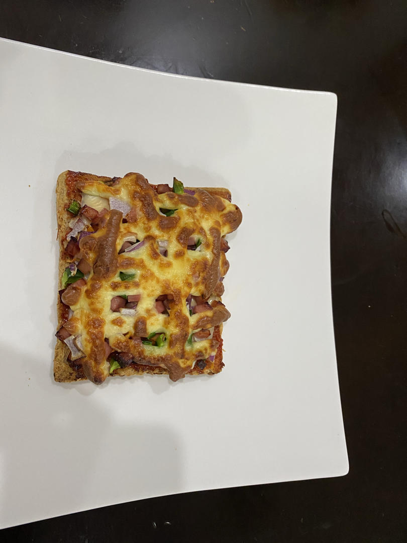 超好吃面包披萨🍕