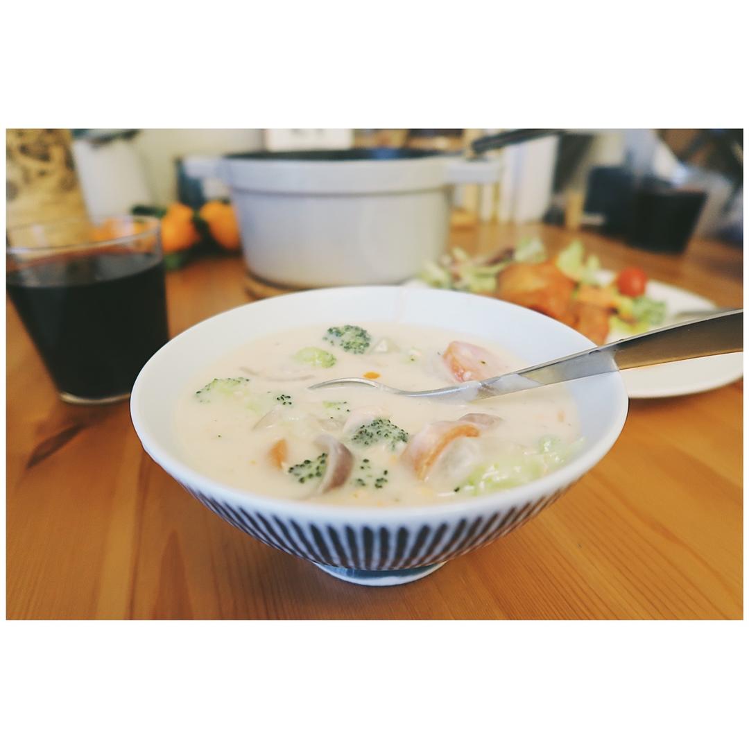 三文鱼奶油炖菜+芝士焗饭【曼食慢语】