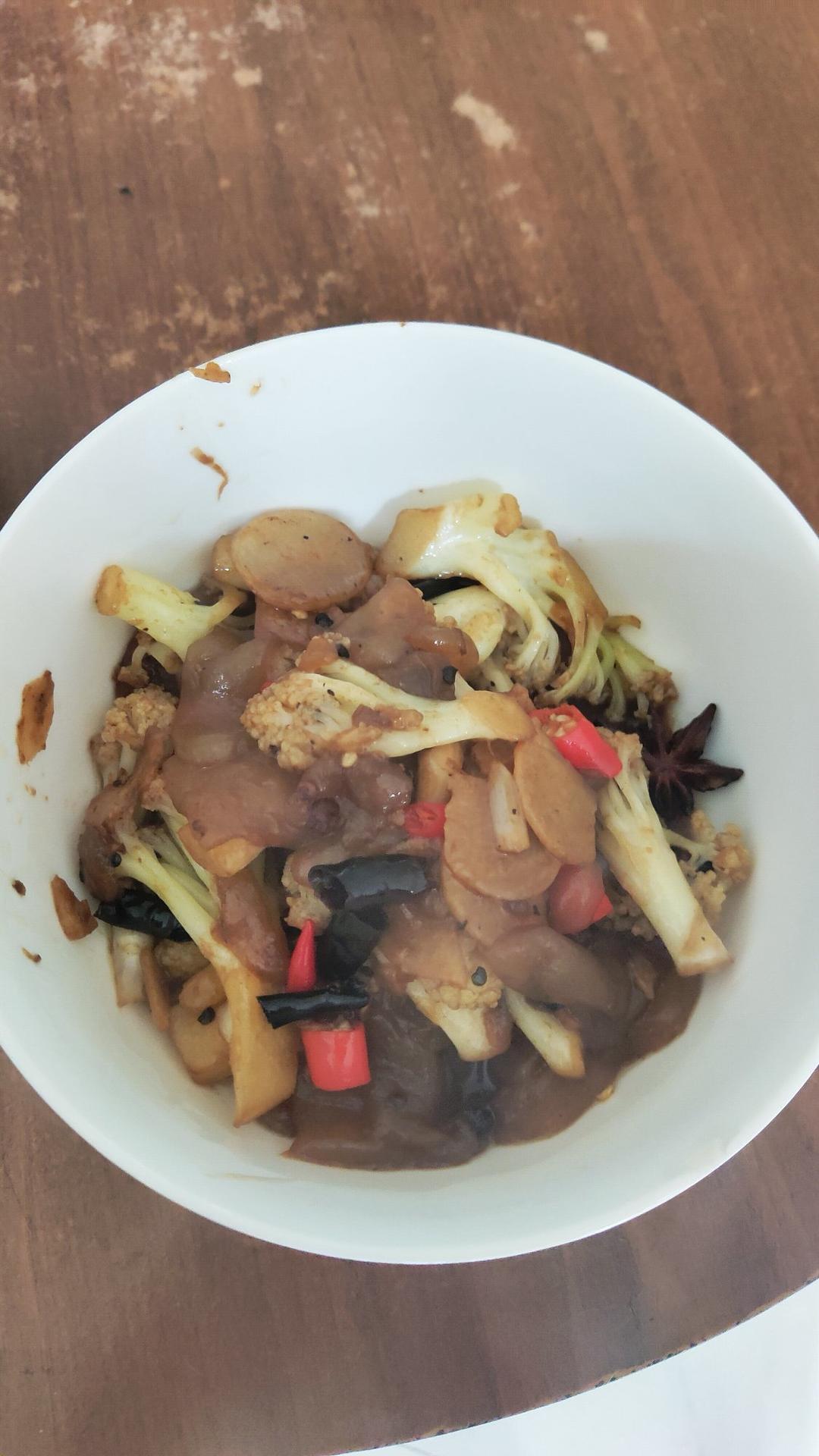 平淡自然、营养美味~豆豆焖饭和酸辣魔芋•圆满素食