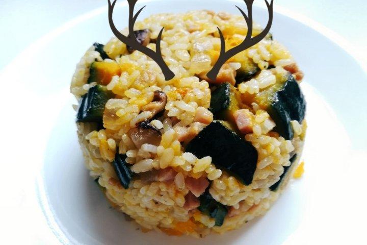 美味到不行的南瓜饭