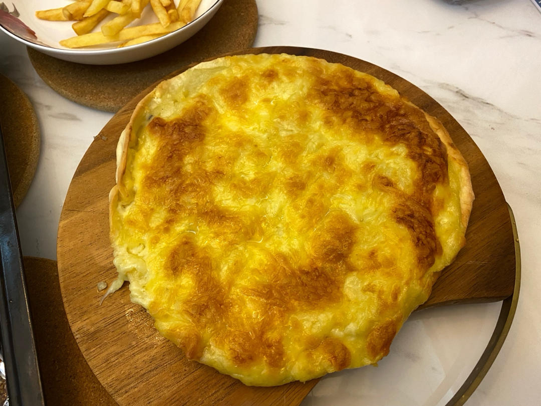 自制8寸榴莲芝士披萨（简单好吃不输必胜客）