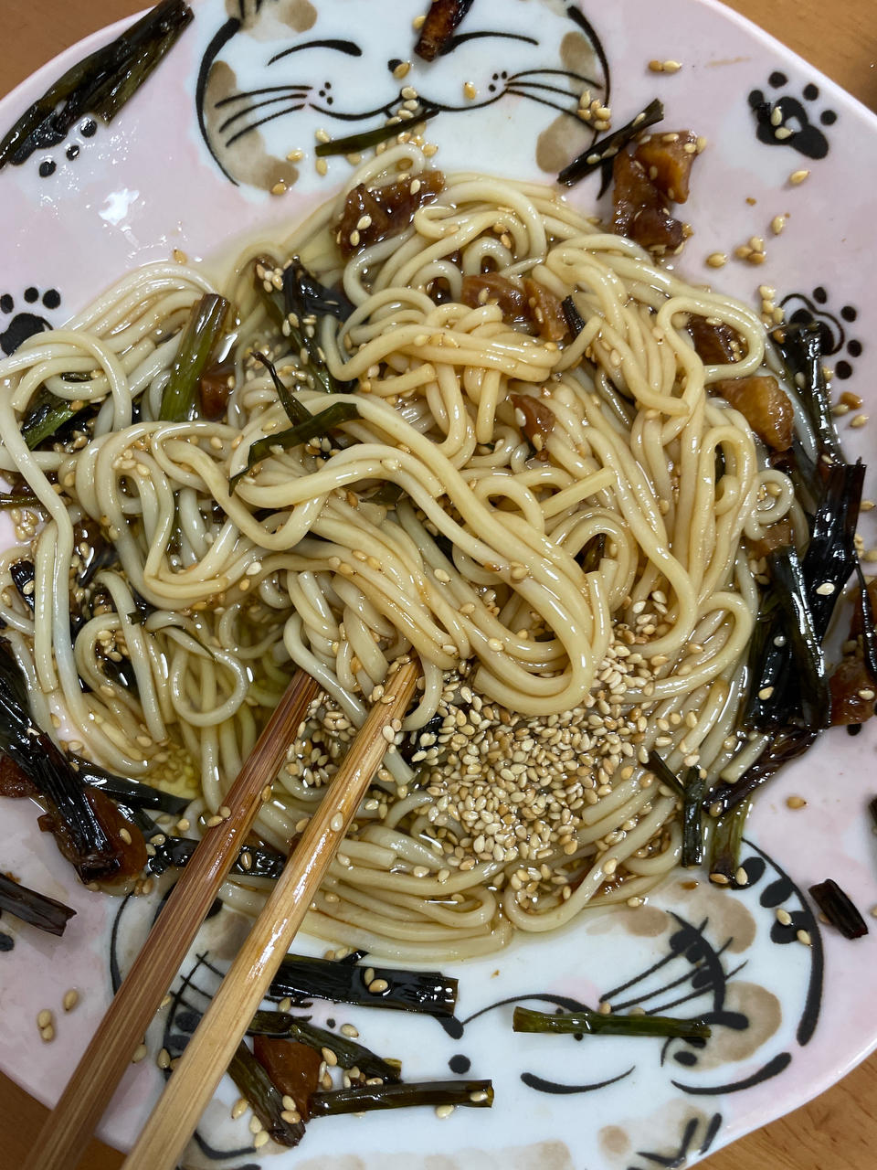 10分钟搞定的一碗葱油拌面