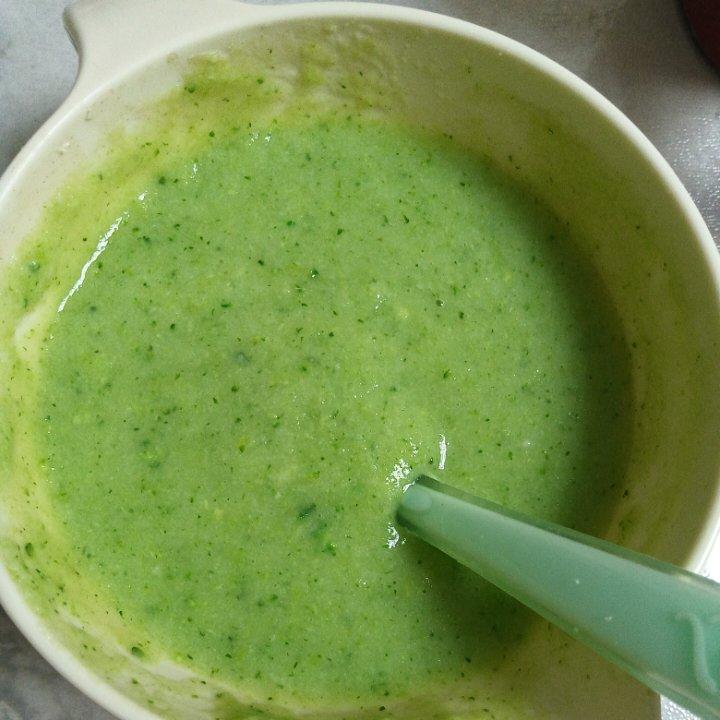 6月+宝宝辅食西兰花泥