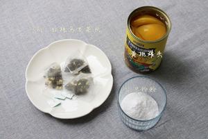 桃🍑桃乌龙茶冻（茶香桃味浓）的做法 步骤1