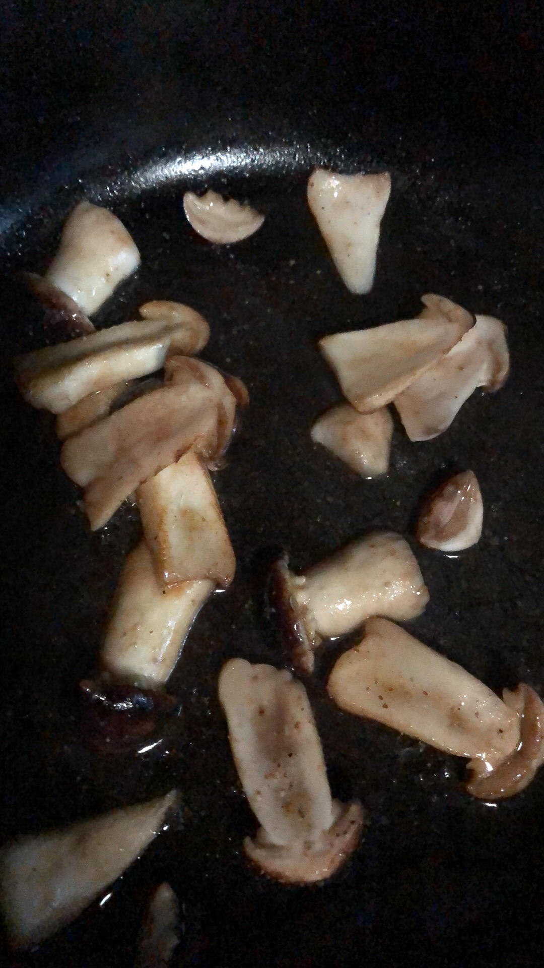 最简单好吃的—煎姬松茸