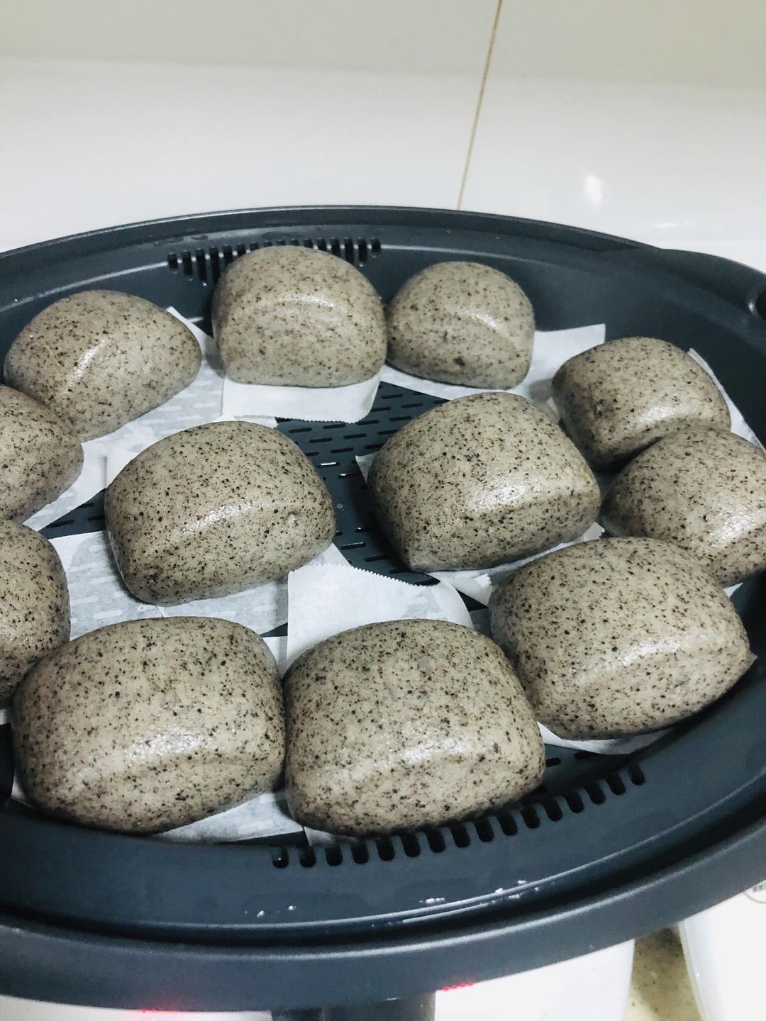黑芝麻刀切馒头的做法