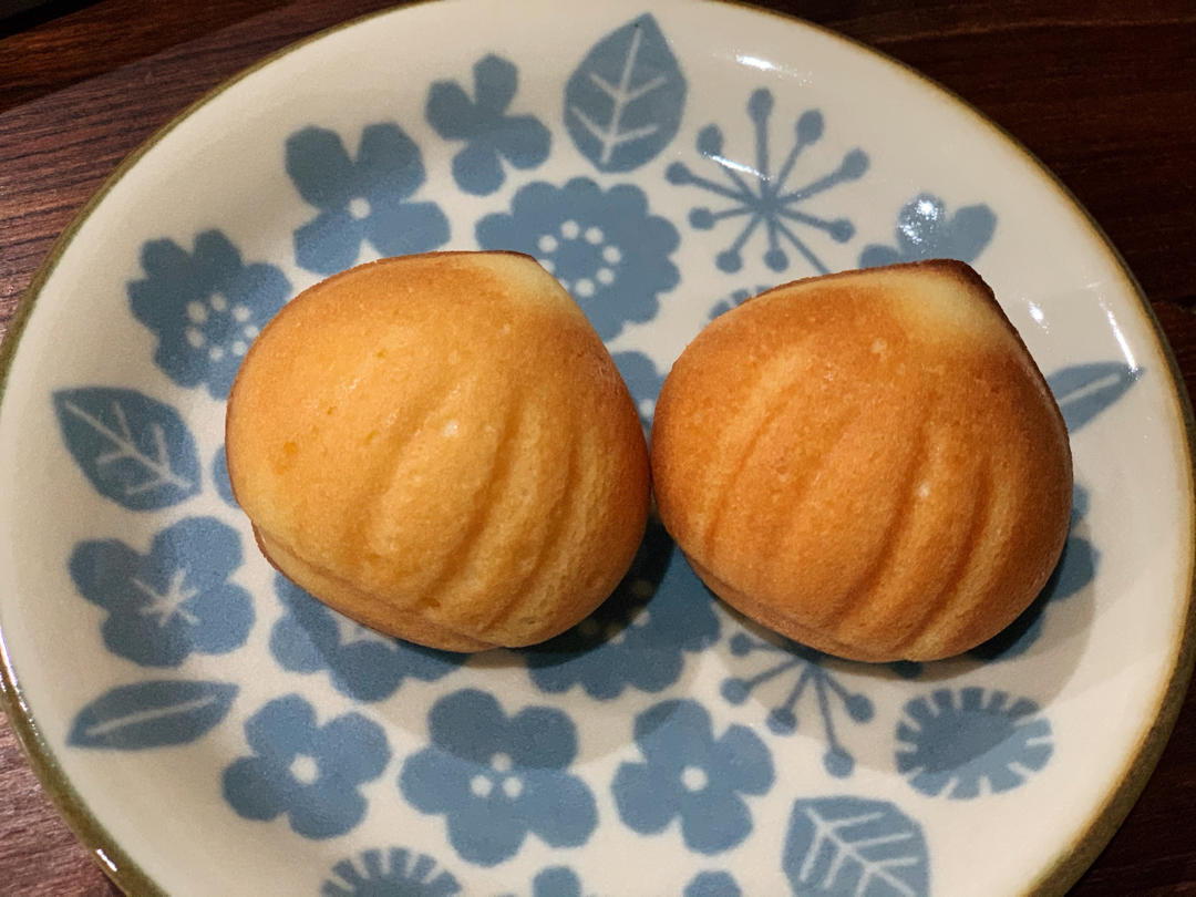 柠檬白巧克力玛德琳