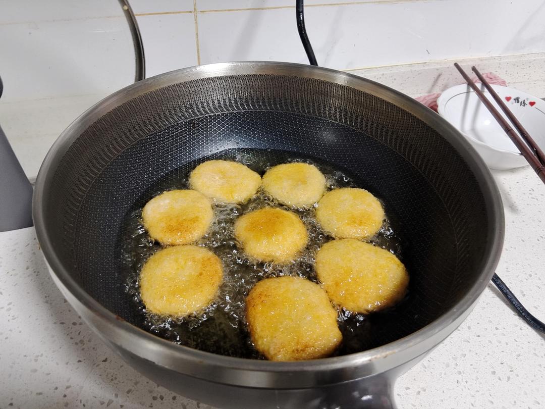 裹了面包糠的南瓜饼·速成