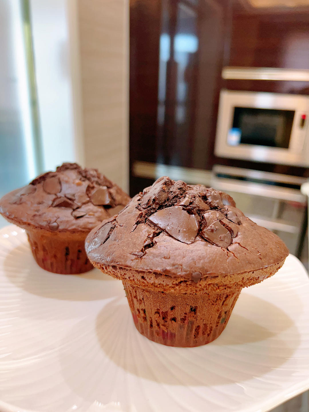 在家做巧克力蘑菇头麦芬蛋糕🍫