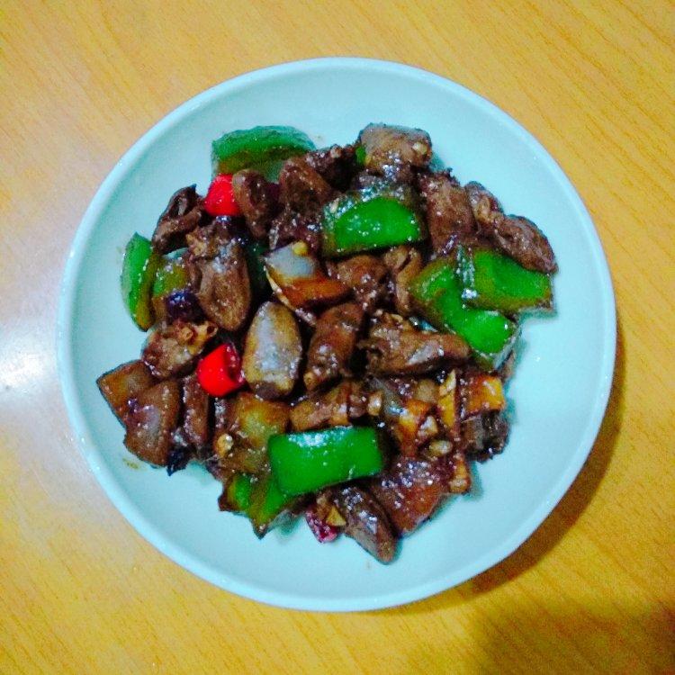 爆炒鸡心