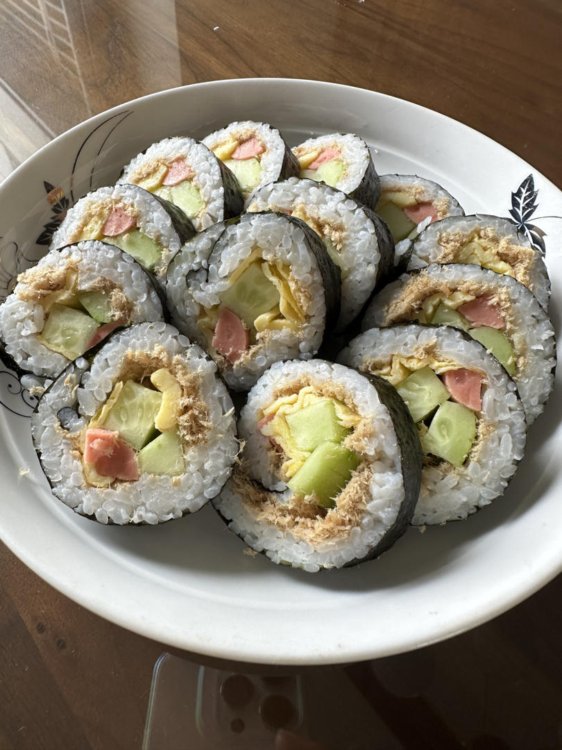 高颜值的紫菜包饭