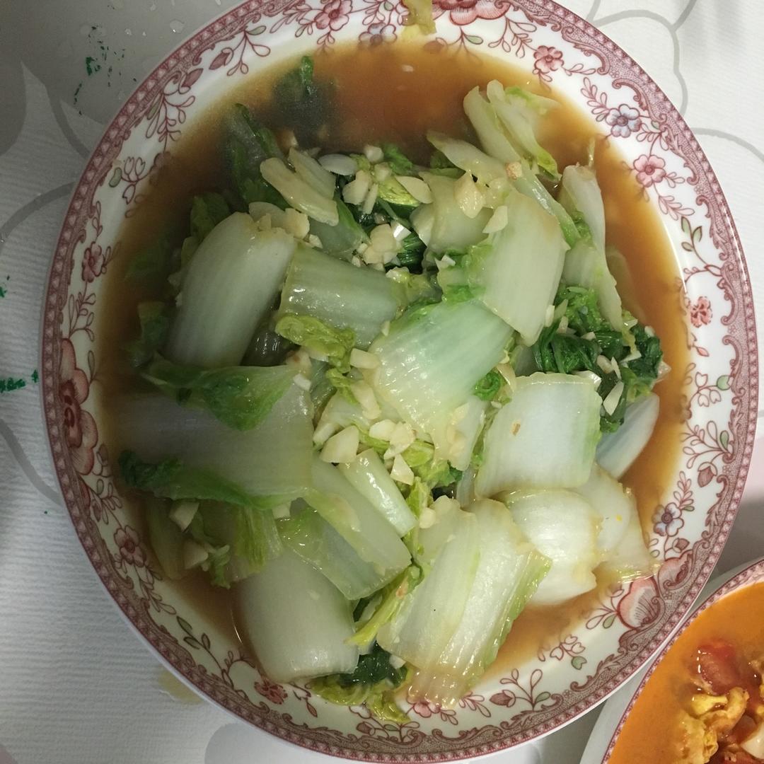 蒜蓉炒奶白菜