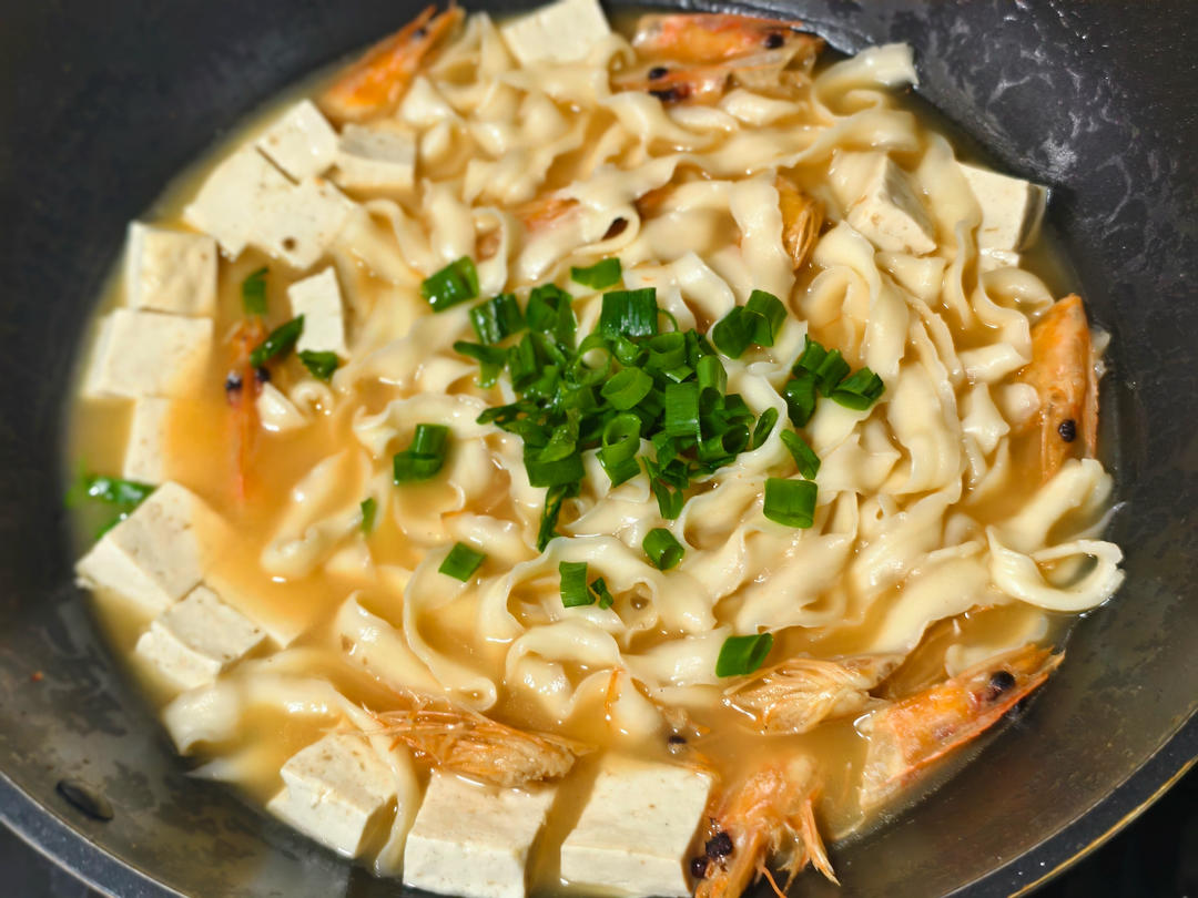 虾头豆腐汤
