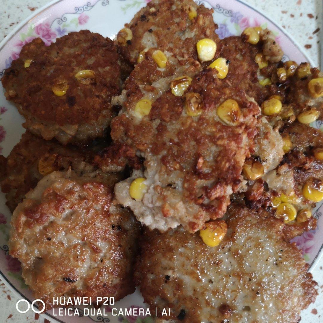 香煎莲藕肉饼