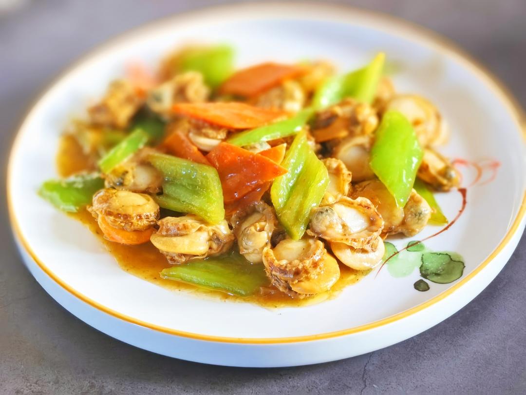 家常小炒扇贝肉