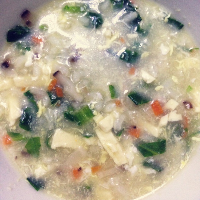 生菜火腿大米粥