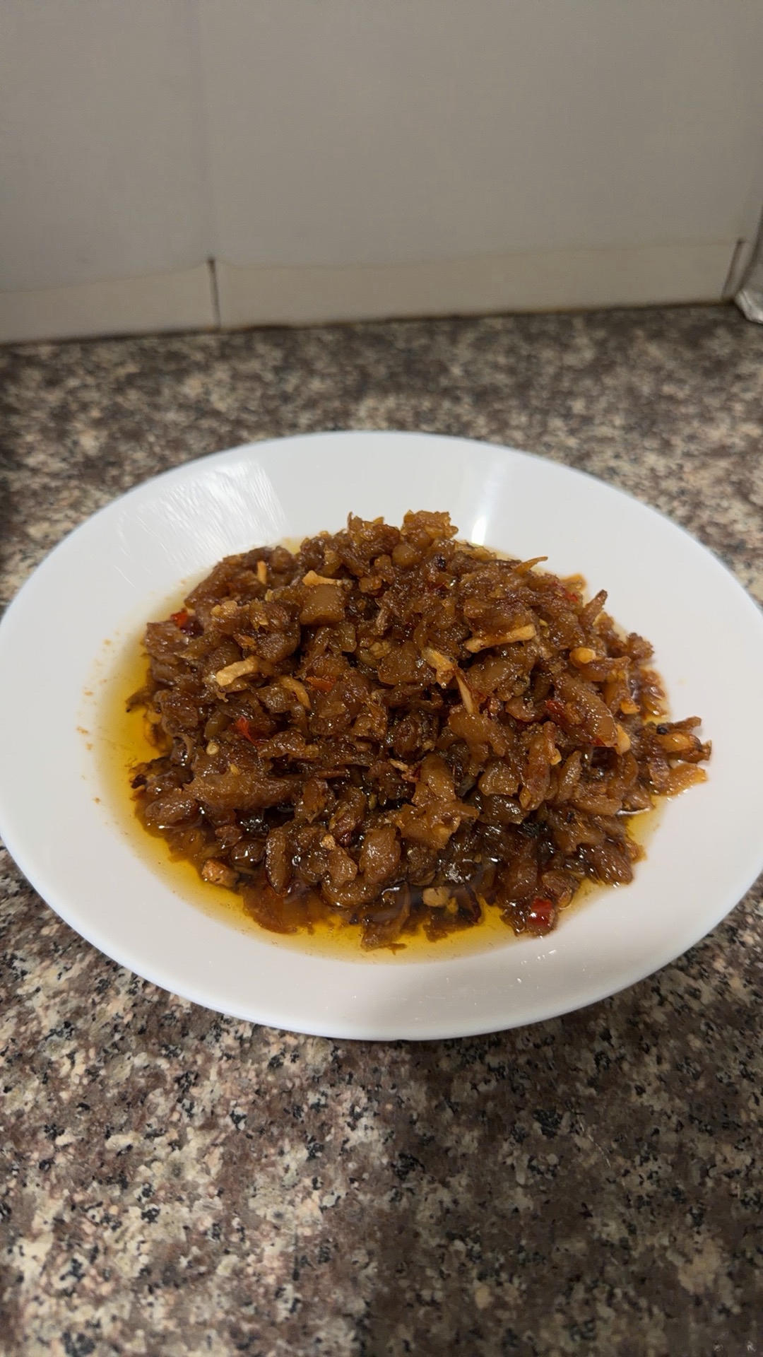 自制菜脯海鲜辣酱（微辣版）