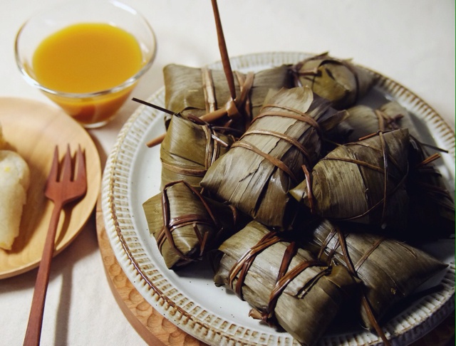 绿豆肉粽