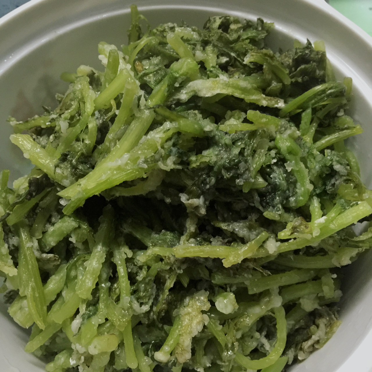 粉蒸茼蒿