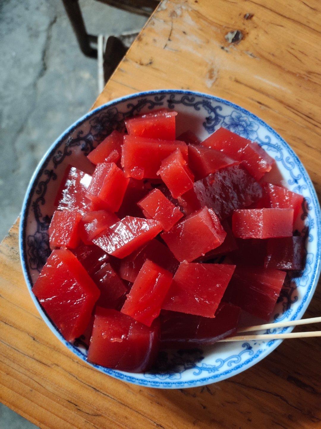 山楂果酱山楂糕
