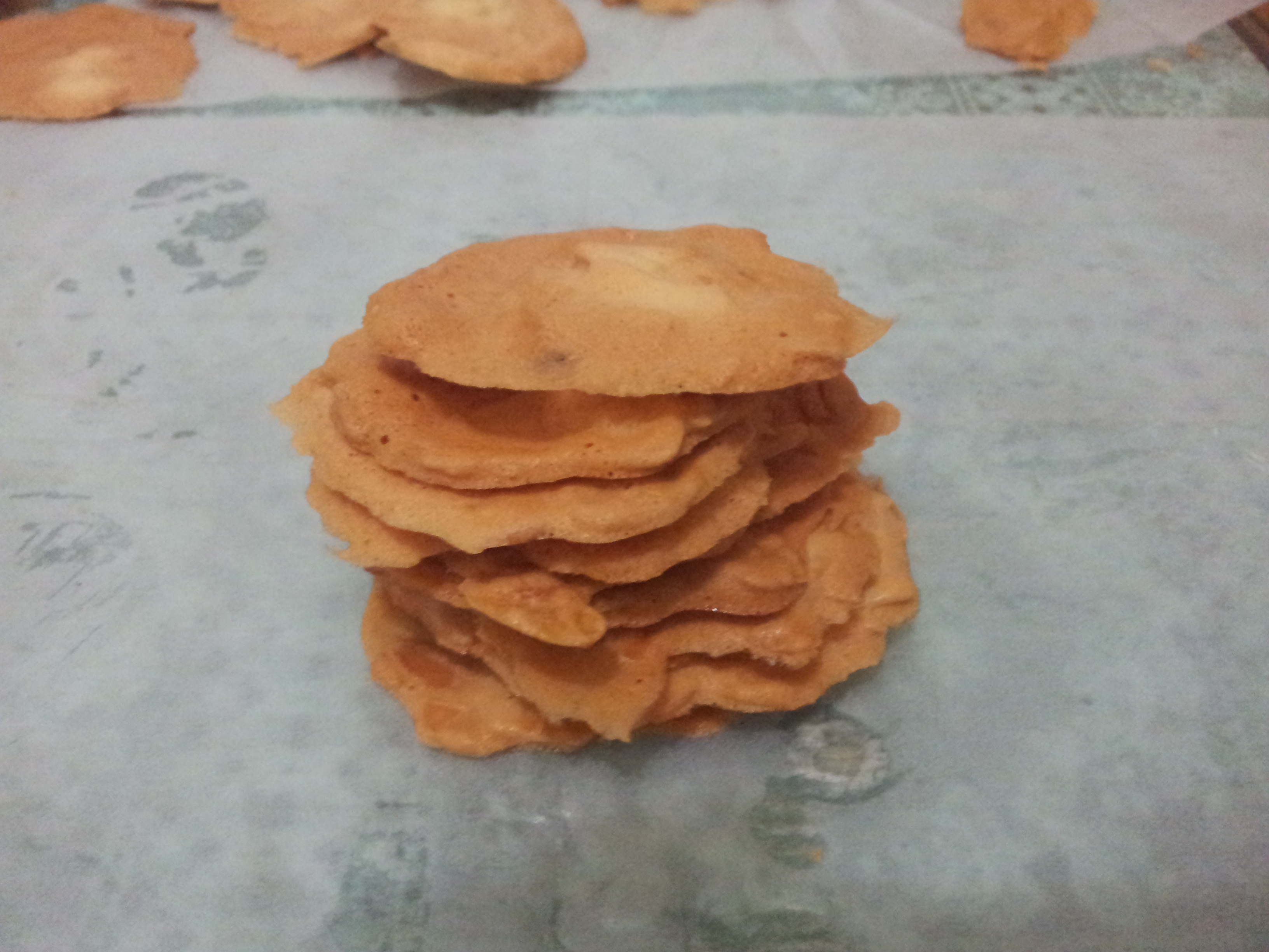 剩余蛋清好去处——杏仁薄饼