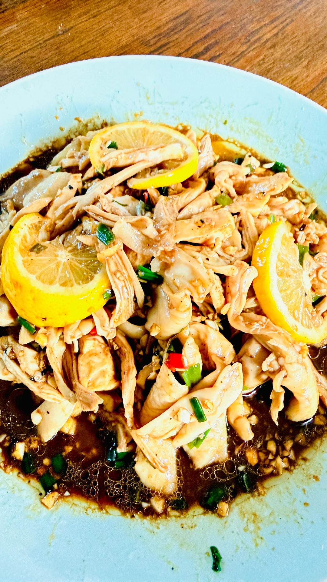 柠香椒麻手撕鸡 酸辣开胃