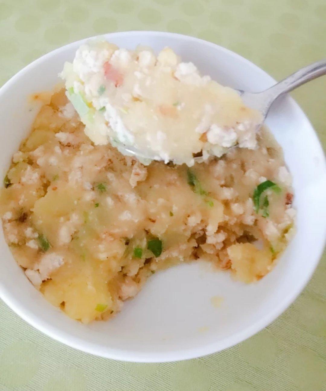 宝宝辅食肉沫土豆泥