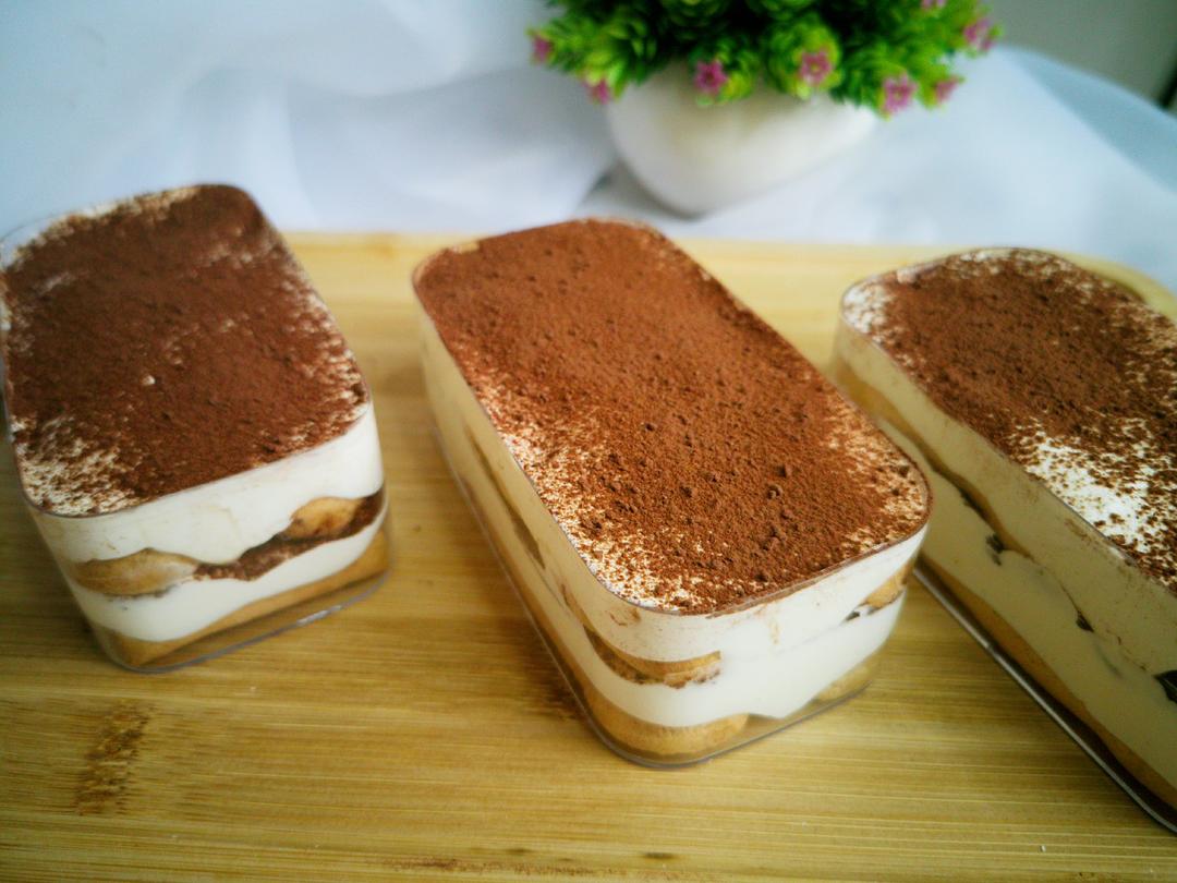 提拉米苏（熟蛋,无吉利丁）+自制马斯卡彭