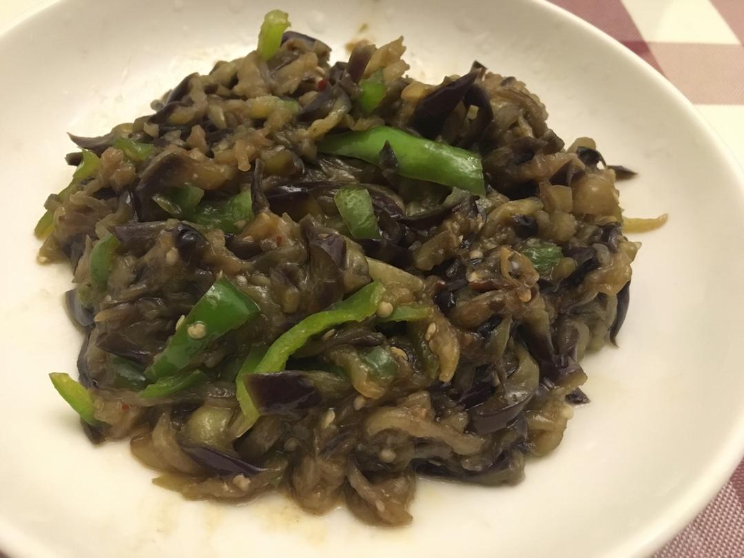 鱼香茄丝——少油版