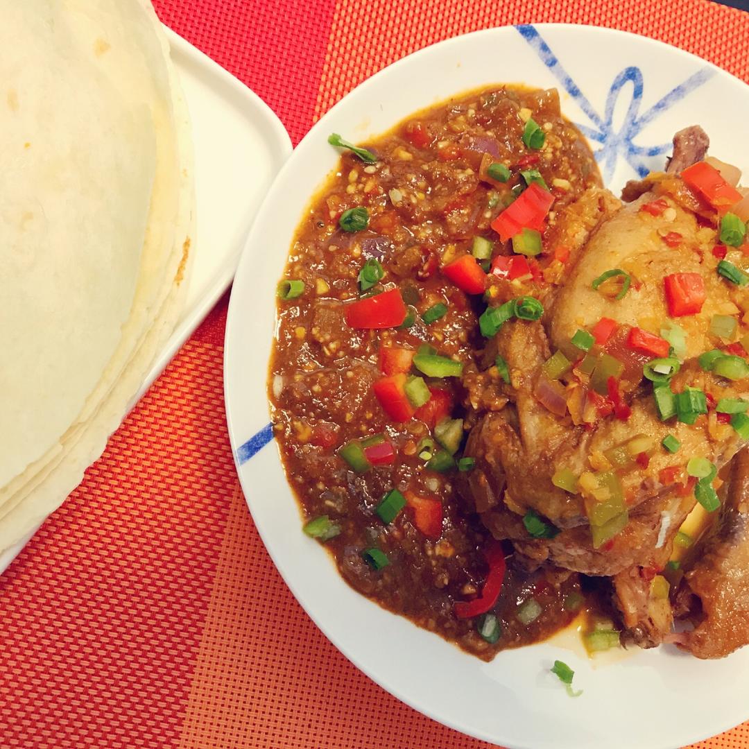 孜然手撕鸡配墨西哥卷饼【食材包操作说明】