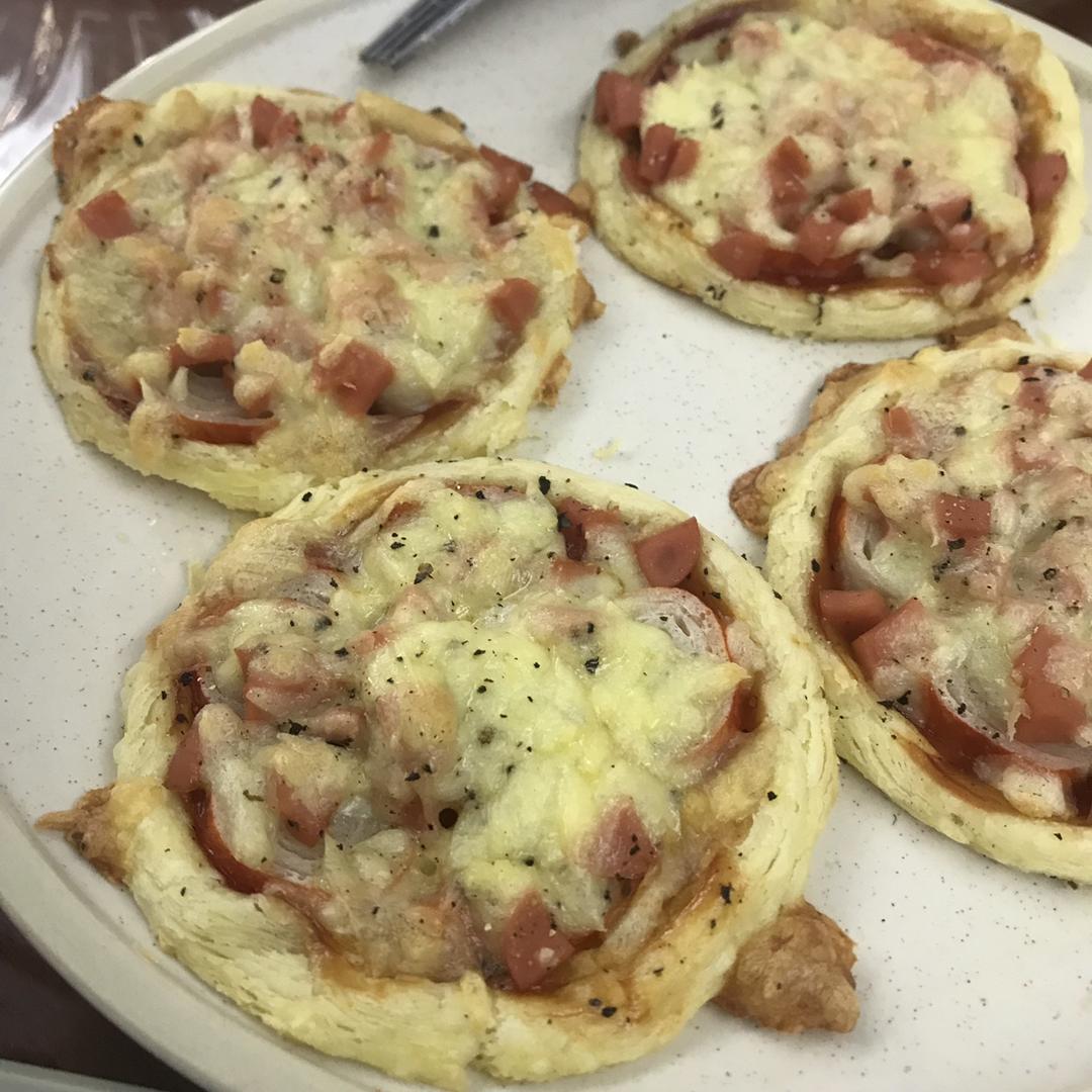 简易版蛋塔皮小披萨