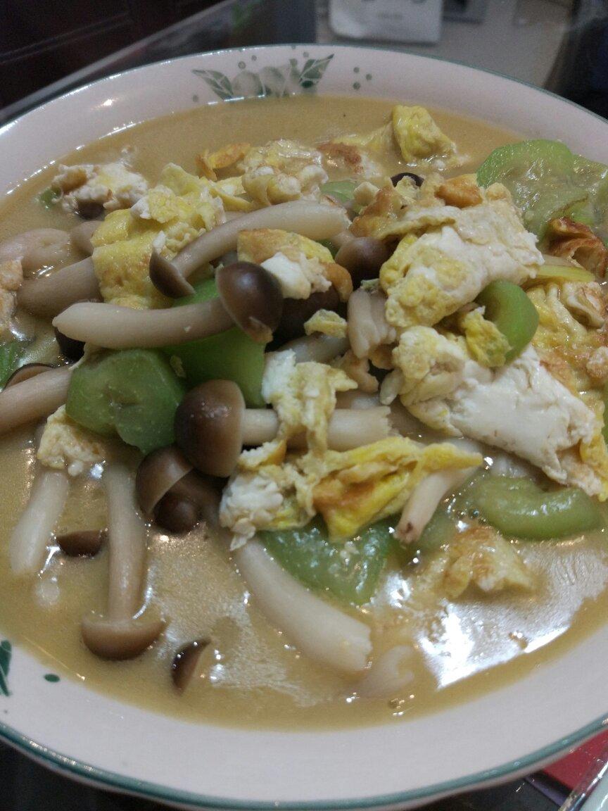蟹味菇蛋花汤