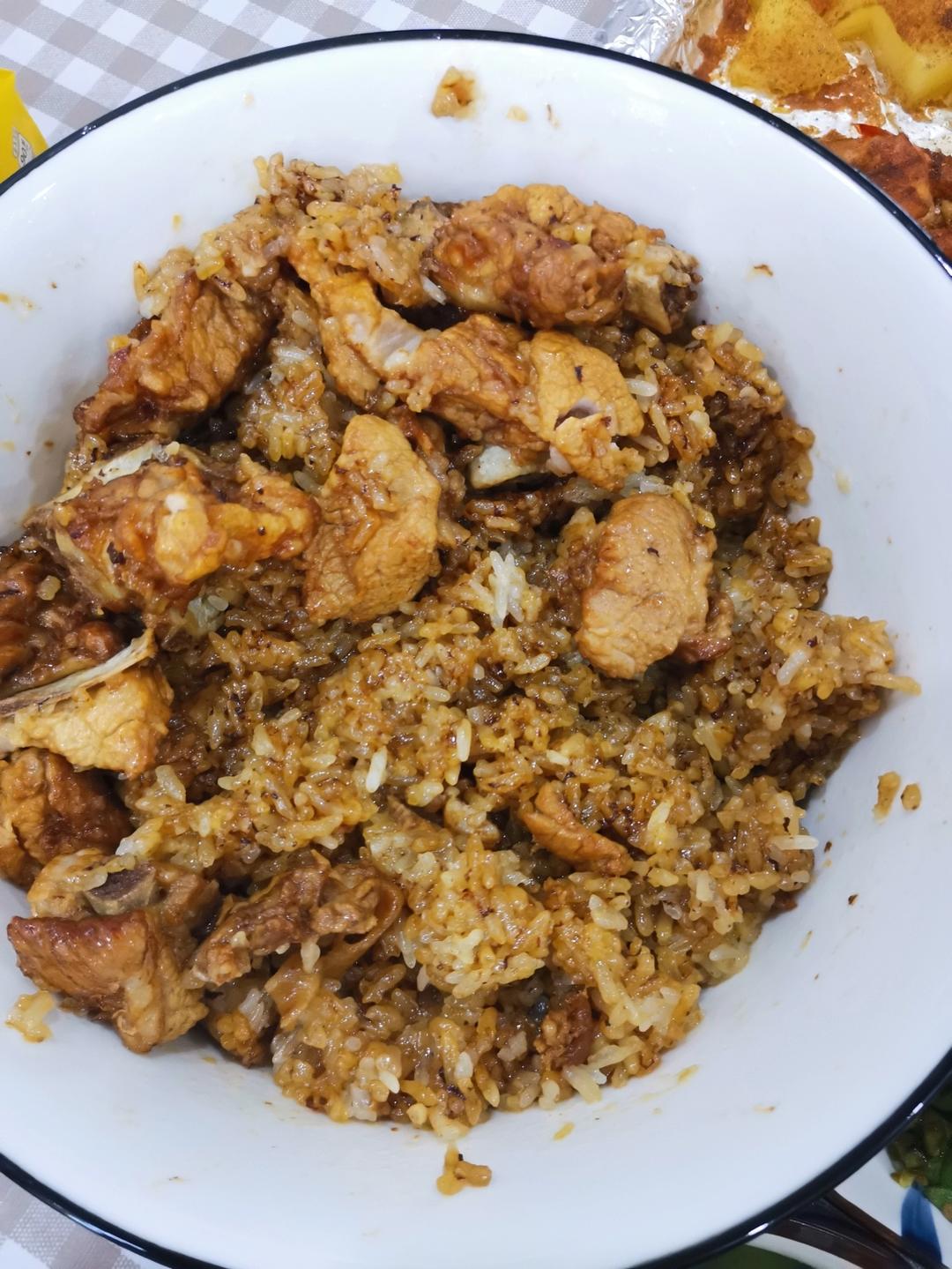超好吃的排骨糯米饭