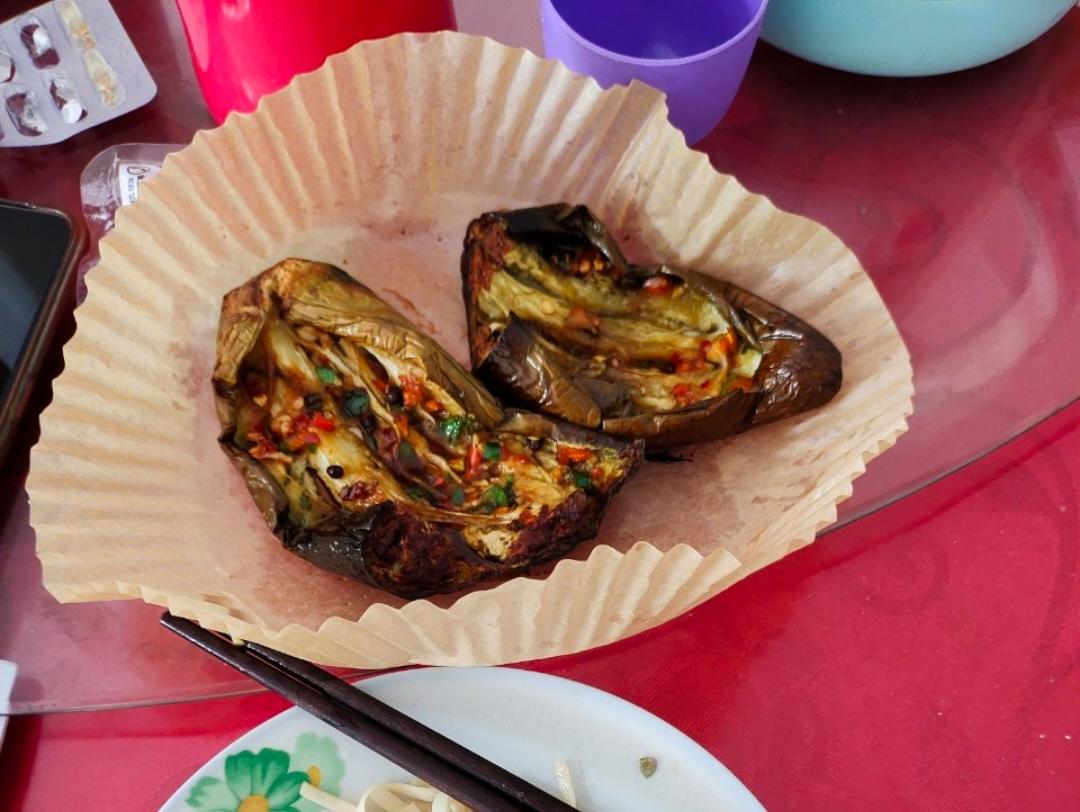 【空气炸锅】做出烧烤摊扬名立万的烤茄子！