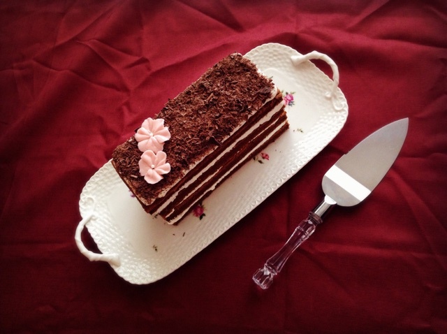 小嶋老师的橘味利口酒风味巧克力蛋糕