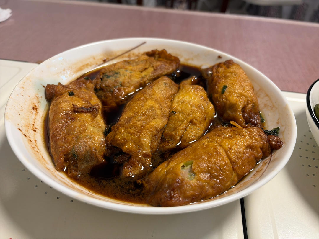 红烧蛋饺