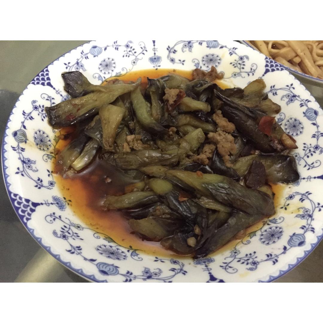 红烧肉沫茄子