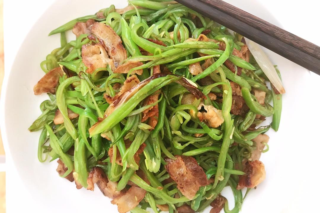 肉炒扁豆丝