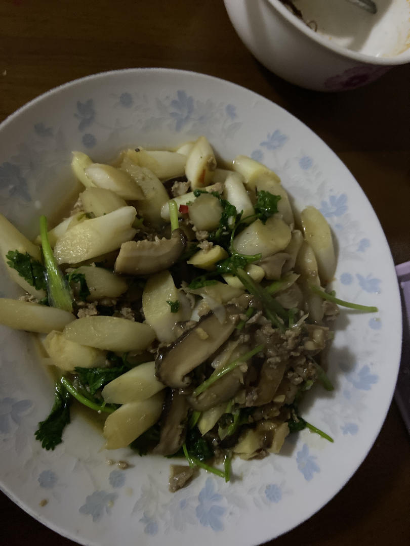 白芦笋炒肉