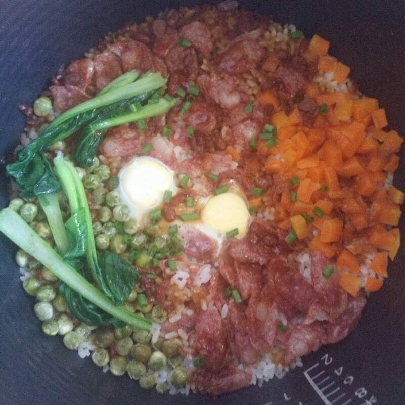 香肠焖饭