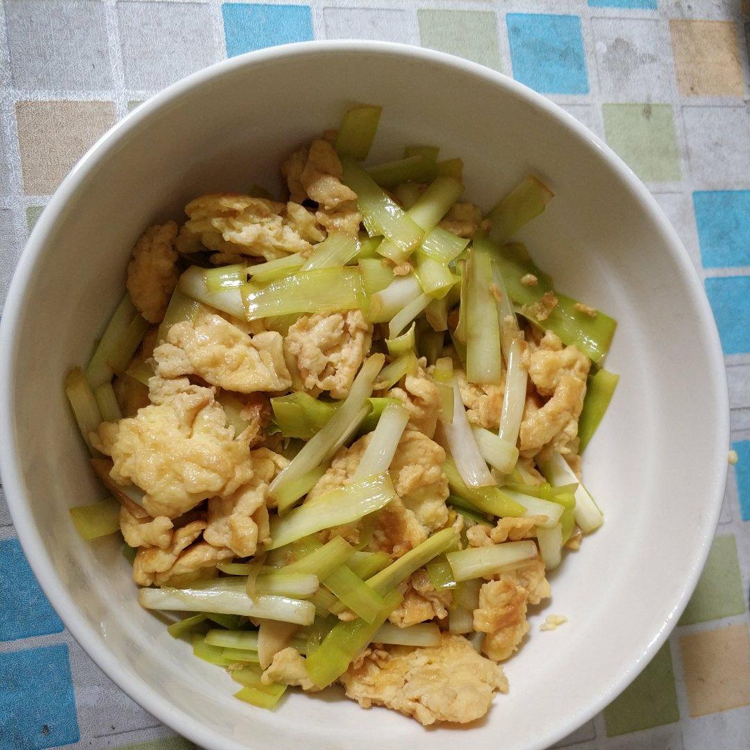 老丁的私房菜－韭黄炒鸡蛋