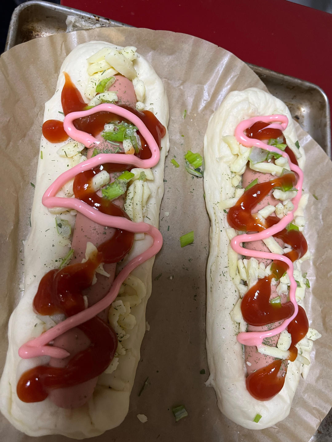 一个面团撑起一家店的台式面包—香肠面包