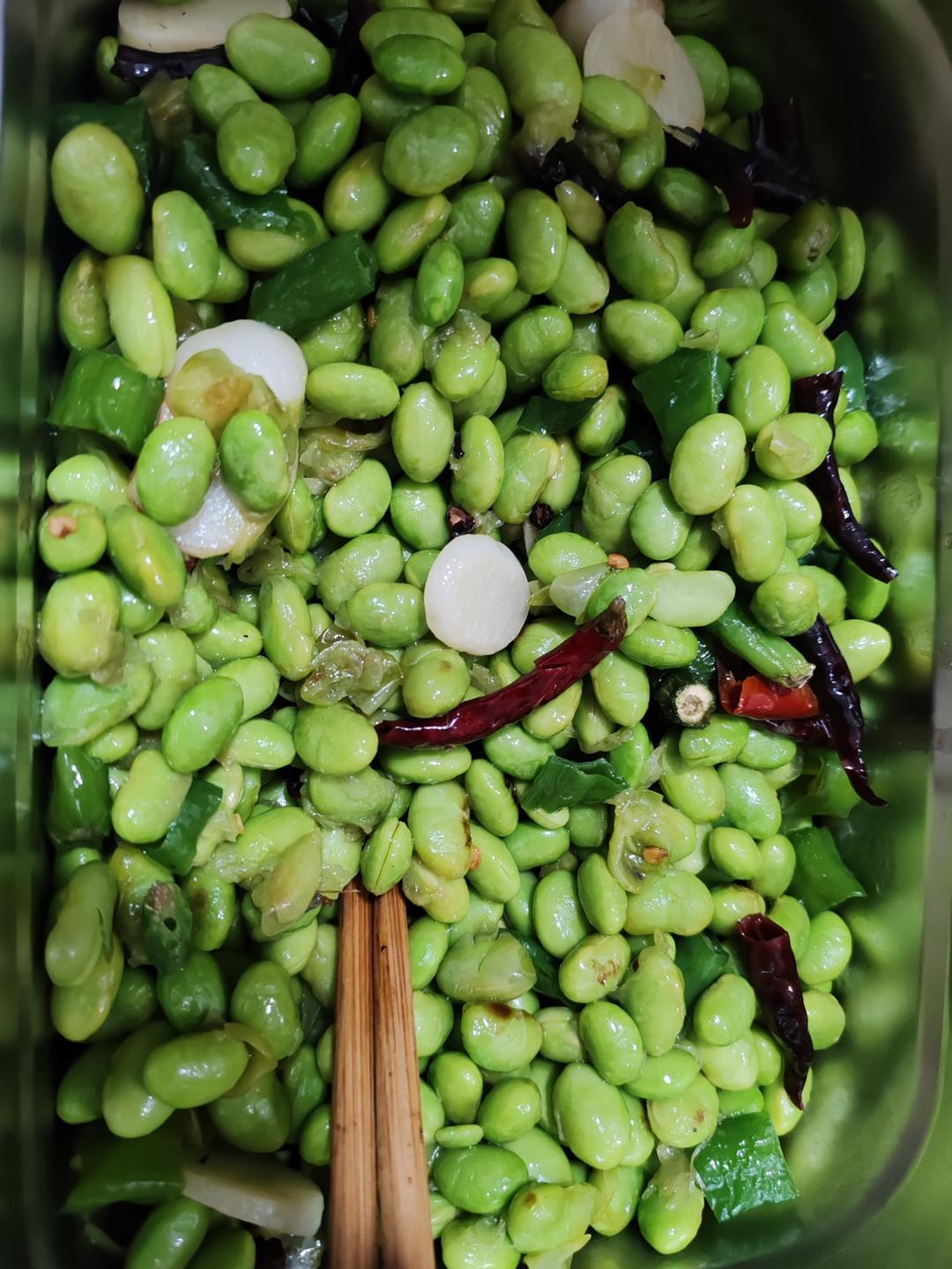 毛豆素炒