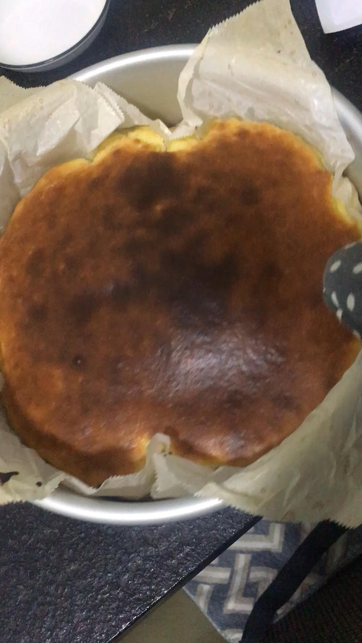 酸奶巴斯克芝士『低卡版』超好吃‼️0失败 巨简单